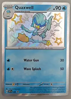 Shiny Quaxly Quaxwell Quaquaval ex SV:Black Star Promo Lot Pokemon - NM - Image 4