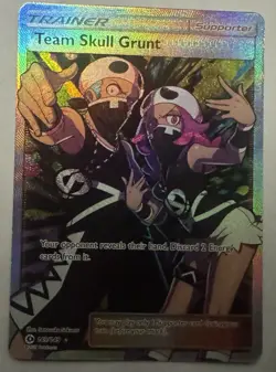 Pokemon TCG Team Skull Grunt (Full Art) Ultra Rare SM Base Set 149/149 - Image 2