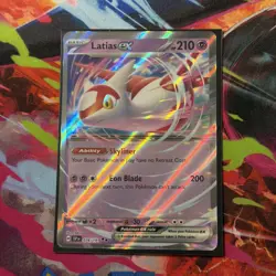 Pokemon TCG Latias ex 076/191 SV8 Surging Sparks Double Rare Holo 210 HP Basic - Image 1
