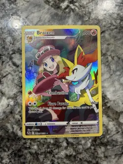 Pokemon TCG Braixen TG01/TG30 Silver Tempest Trainer Gallery - Image 1