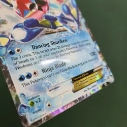 REGULAR SIZED MP+ Ash-Greninja EX XY133 XY Holo Black Star Promo Pokemon Card - Image 2