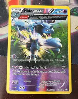 Pokemon TCG XY Primal Clash Nidoqueen Reverse Holo 69/160 NM - Image 1