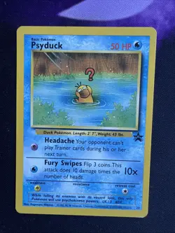 POKEMON Psyduck Black Star Promo #20 Rare WOTC TCG NM/LP - Image 1