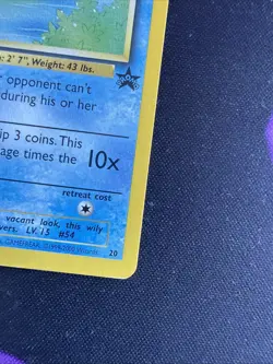 POKEMON Psyduck Black Star Promo #20 Rare WOTC TCG NM/LP - Image 4