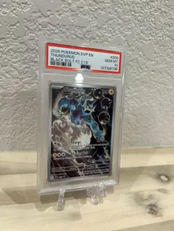 Pokemon TCG Thundurus Black Bolt Pokemon Center ETB SVP 209 PSA 10 - Image 2
