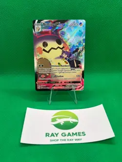 Pokemon Mimikyu VMAX TG17/TG30 Brilliant Stars Trainer Gallery Heavily Played - Image 1