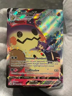 Pokemon Mimikyu VMAX TG17/TG30 Brilliant Stars Trainer Gallery Heavily Played - Image 3