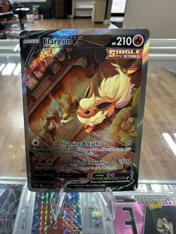 Pokemon Flareon V Promo Holo SWSH179 Sword & Shield 210 HP Single Strike - Image 1