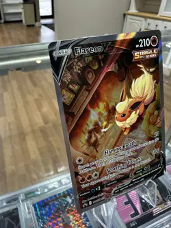 Pokemon Flareon V Promo Holo SWSH179 Sword & Shield 210 HP Single Strike - Image 4