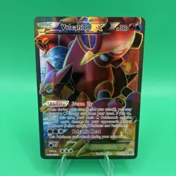 Pokemon TCG Volcanion-EX Steam Siege Holo Full Art Ultra Rare Holo 107/114 - Image 1