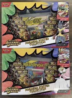 Pokemon Ascended Heroes Premium Poster Collection Set Lot of 2 Factory Sealed - Image 1