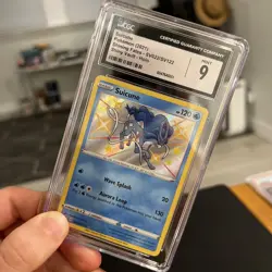 Pokemon Shining Fates Shiny Holo Suicune SV022/SV122 CGC 9 - Image 1