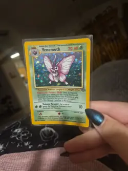 1999 Pokemon Jungle Venomoth #13/64 Holo Rare - NM (AI Graded 8 Appraisal) - Image 1