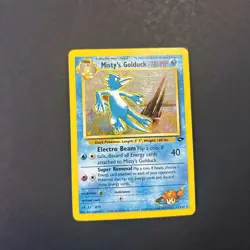 Misty's Golduck Pokemon Gym Challenge 12 Holo Moderately Played - Image 2