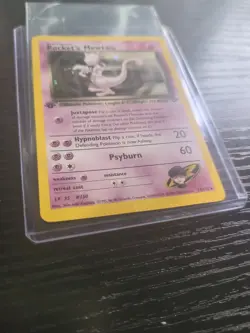 Rocket's Mewtwo 14/132 Holo Rare Pokemon Gym Challenge 1st Edition Lp/Mp - Image 2