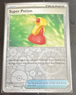 Pokemon Super Potion: Sv09 Journey Together 158/159 Reverse Holo Uncommon EN - Image 1