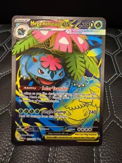 Pokemon Mega Venusaur ex 155/132 Mega Evolution Ultra Rare (EN) - Image 1