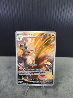 Blaziken 192/182 Sv10: Destined Rivals Illustration Rare (IR) Holo Pokemon TCG - Image 1
