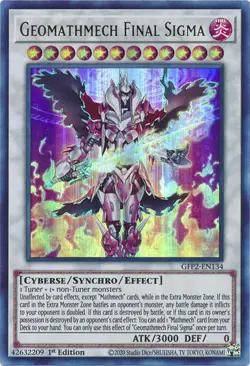 Yu-Gi-Oh! - Geomathmech Final Sigma (GFP2-EN134) - Ghosts from the Past: The 2n - Image 1