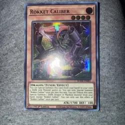 Yugioh Rokket Caliber BODE-EN001 Ultra Rare 1st Ed NM - Image 1