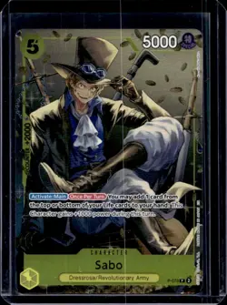 2025 One Piece The Best Vol. 2 Sabo Promo #P-073 - Image 1