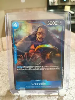 One Piece TCG Crocodile Alt Art OP07-040 SR English Premium Booster PRB - Image 1