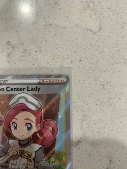 Pokemon TCG Pokemon Center Lady Full Art Rare 185/185 2020 NM/Mint Condition - Image 5