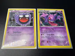 Gastly (XY132 Promo) + Gengar (BREAKthrough 60/162, Holo Rare) - Pokemon TCG - Image 1