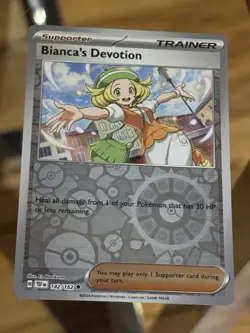 Bianca's Devotion 142/162 Reverse Holo Uncommon SV05: Temporal Forces Pokemon - Image 1