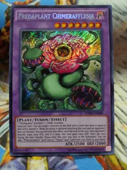 Yugioh Predaplant Chimerafflesia Secret Rare FUEN-EN009 Near Mint - Image 1