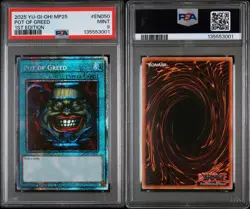 Yu-Gi-Oh! Pot Of Greed MP25-EN050 Starlight Rare 1st Ed PSA 9 Mint - Image 3