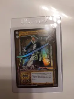 Bandai One Piece CCG Card Roronoa Zolo Zoro The Never-Retreating Swordsman Holo - Image 1