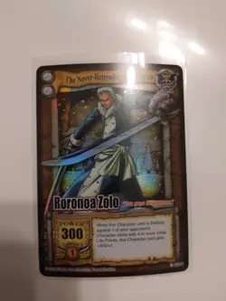 Bandai One Piece CCG Card Roronoa Zolo Zoro The Never-Retreating Swordsman Holo - Image 2