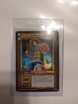 Bandai One Piece CCG Card Luffy The Adventurous Captain Holo Grand Line Vintage - Image 1