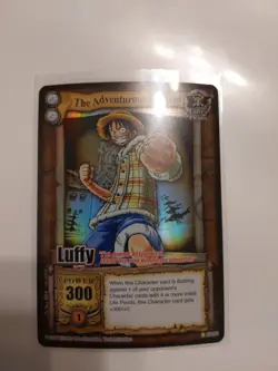 Bandai One Piece CCG Card Luffy The Adventurous Captain Holo Grand Line Vintage - Image 2