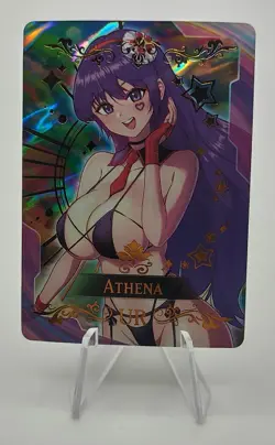 Carte Athena Asamiya SNK Sexy ACG Goddess Story Waifu Card Holo Girl Manga Anime - Image 1