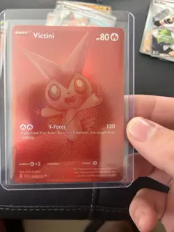 Pokemon TCG Black Bolt White Flare Red Victini Card 171/086-ENGLISH - Image 2