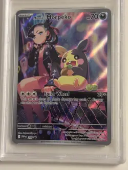 Psa 10 Marnie’s Morpeko 206 Sv: Scarlet & Violet Promo Cards Holo - Image 2
