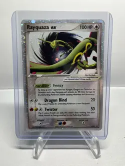 Pokemon Rayquaza ex 039 EX Deoxys Promo Holo 100 HP Nintendo Dragon Card - Image 1