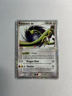 Pokemon Rayquaza ex 039 EX Deoxys Promo Holo 100 HP Nintendo Dragon Card - Image 2