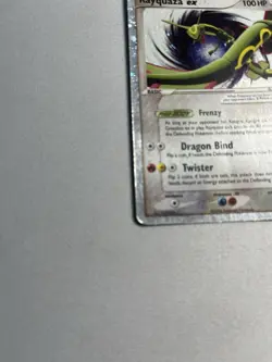 Pokemon Rayquaza ex 039 EX Deoxys Promo Holo 100 HP Nintendo Dragon Card - Image 3