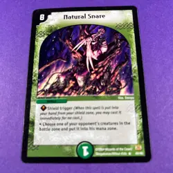 Duel Masters Trading Card Game Natural Snare 44/46 Creature - Image 3