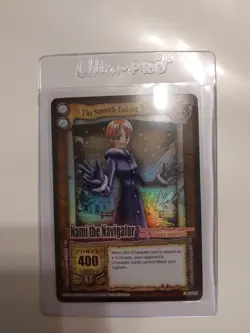 Bandai One Piece CCG Card Nami The Navigator The Smooth-Talking Navigator Holo - Image 1