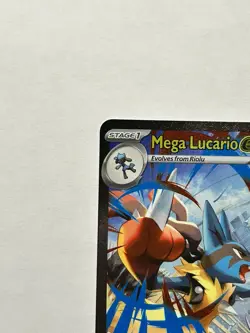Mega Lucario EX 179/132 Pokemon Card Mega Evolution Near Mint - Image 3