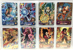 Super Dragon Ball Heroes Gogeta Vegito Goku Vegeta Blue SSJ4 8 Card Lot Fusion - Image 1