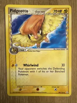 Pidgeotto 49/110 2006 EX Holon Phantoms Pokemon Card Nintendo Uncommon - NM - Image 1