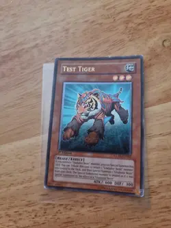 Yugioh Cards Test Tiger GLAS-EN082 Ultimate Rare 1st Edition - Image 1
