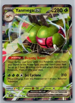 Pokemon Card - Yanmega EX - 003/182 - Destined Rivals - Holo - Double Rare - Image 1