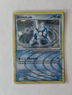 Pokemon Arceus AR4 Arceus Set Holo Rare 2009 Basic Card English - LP - Image 1