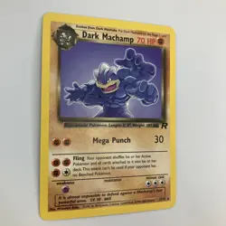 Dark Machamp 27/82 Team Rocket 1st Edition Non-Holo Rare Pokemon TCG Card LP - Image 4